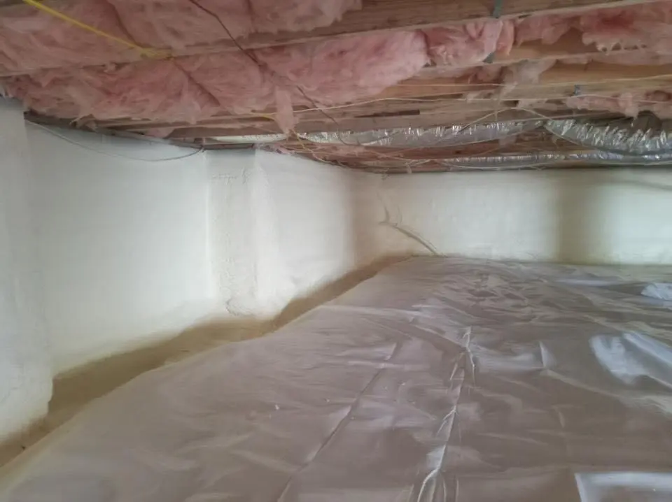 Crawl space encapsulation with closed-cell spray foam for Roof Maintenance in Poinciana